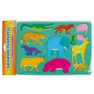 Drawing Templates STARPAK WIKR-912705 — Animal stencils for drawing and tracing