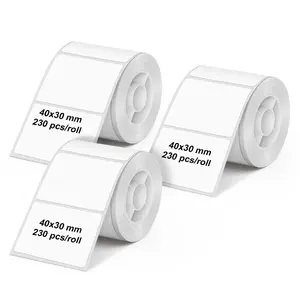 Self-adhesive printer labels Olympia 6321 — white, 4 x 3 cm, 230 pcs