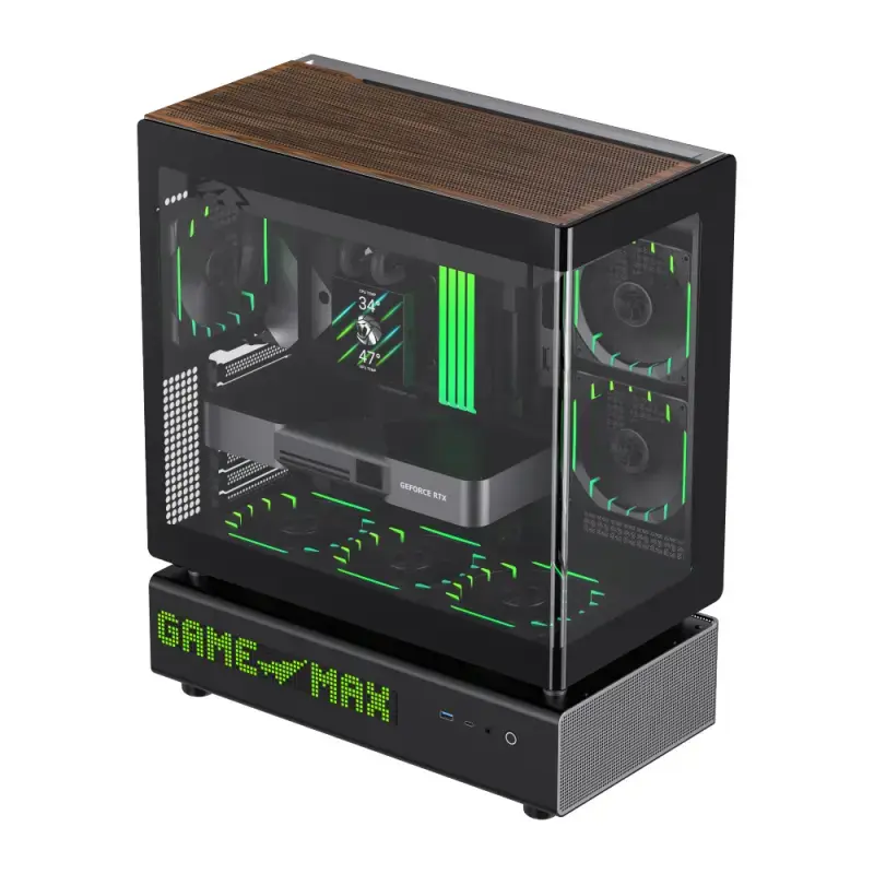 GameMax N90 BG Midi Tower корпус Photo 3
