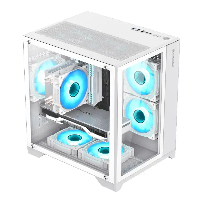 GameMax Infinity Mini WH Micro Tower корпус Photo 3
