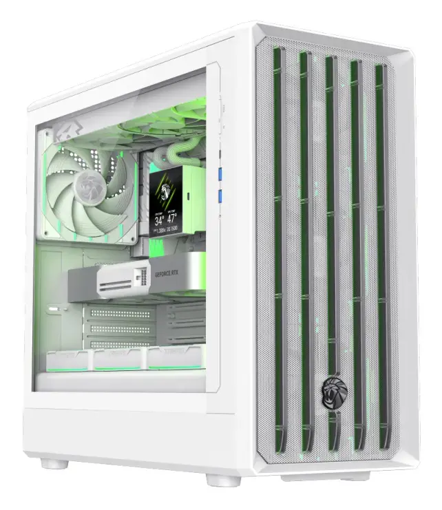 GameMax CLAW 460 WH PC Midi Tower корпус Photo 2