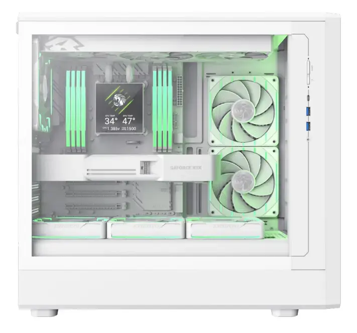 GameMax CLAW 460 WH PC Midi Tower корпус Photo 9