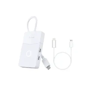 Интерфейсный хаб D-Link DUP-501 — USB 3.2 Gen 1 Type-C хост, 5 портов (USB-A, USB-C, HDMI), 5000 Мбит/с, белый
