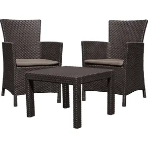 Garden furniture set Keter Rosario Balcony Set — brown (damaged packaging)