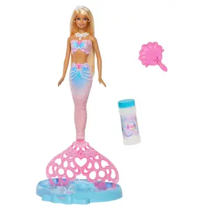 Rotaļu lelle MATTEL Barbie Bubble Sparkle Mermaid, 38 cm, plastmasa, daudzkrāsaina, no 3 gadu vecuma