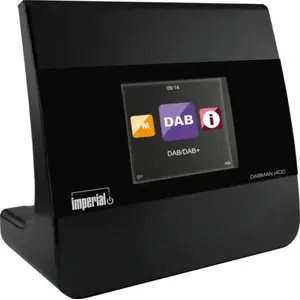 Цифровой радиоприёмник Imperial Dabman I400 — DAB+, FM (87,5–108 МГц), чёрный, 150×81×140 мм