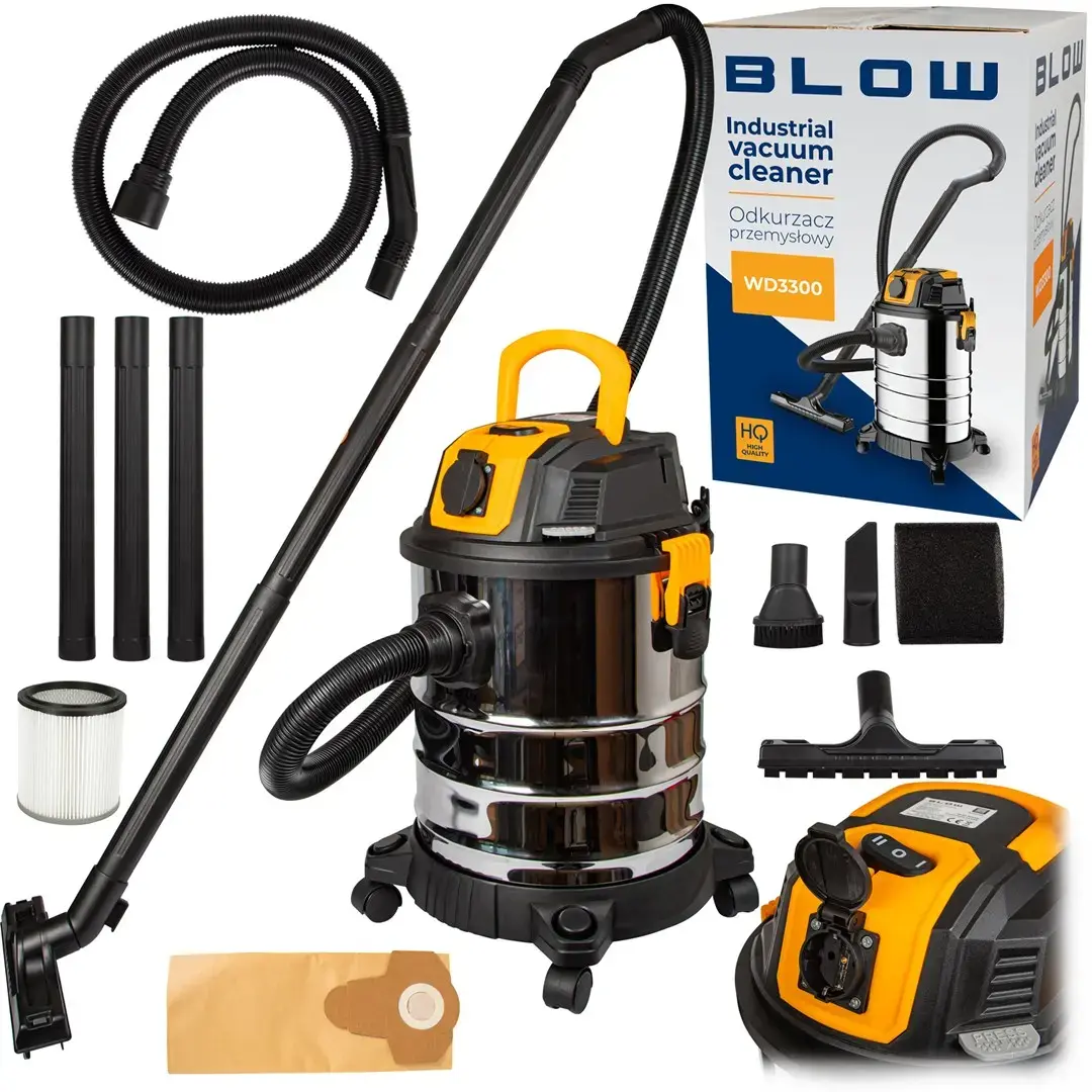 Промышленный пылесос BLOW WD3300 25 л 1300 Вт Photo 5