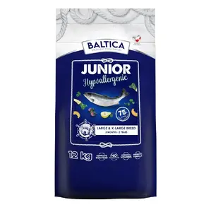 Dry dog food BALTICA EXCELLENT Junior Salmon Hypoallergenic size L/XL 12 kg