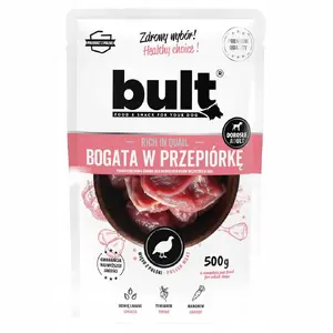 Влажный корм для собак BULT Saszetka mielonka bogata w przepiórkę 500 г