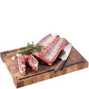 Разделочная доска GEFU 13948 — прямоугольная, ореховая древесина, 300×440×45 мм