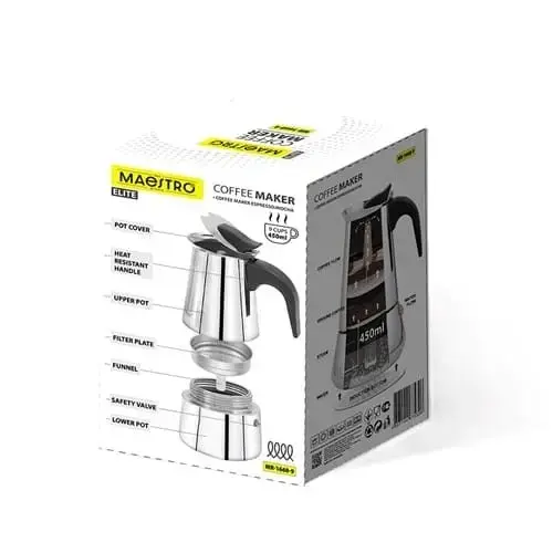 Moka pot Maestro MR-1660-9 — 6 cups Photo 5