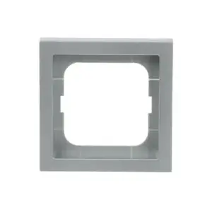 Vāciņš Busch-Jaeger 1721-183K Silver — termoplastmasa, bez skrūvēm, 80×80 mm, 11 mm