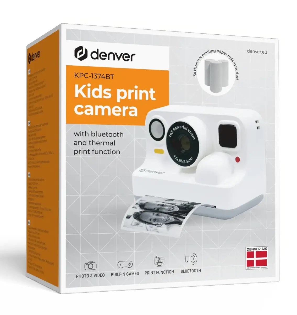 Детская камера Denver KPC-1374BTW Белая Photo 7