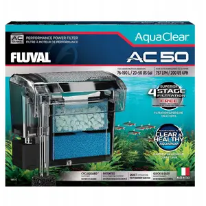 Kaskādes filtrs Exo Terra AC50 Power Filter akvārijam, plūsma 76–190 l/h
