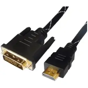 HDMI to DVI cable Brackton DHD-BKR-0100.BS, HDMI 1.3, 1 m, male-to-male