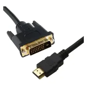 DVI to HDMI cable Brackton 1 m, DVI (M) to HDMI (M), HDMI 1.4, 2K 60Hz