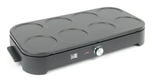Pankūku cepamierīce Fritel PM 2260, 1500 W, melna, 8 pankūkām