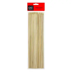 Bamboo grill skewers ASI COLLECTION 40 cm length, 50 pcs, 4 mm diameter