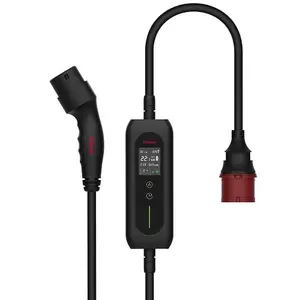 HiSmart Electric car charger Type 2 CEE 22 kW, 6–32 A, 3-phase, 5 m cable