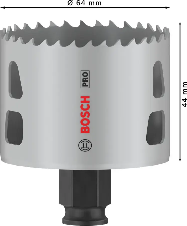 Bosch PRO Multi Material PC Plus urbtērzis 44/64 mm Photo 2