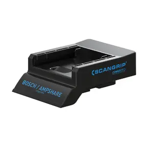 Savienojuma modul SCANGRIP priekš BOSCH/Ampshare 18 V/20 V, melns, 110,1×76,1 mm, 100 g