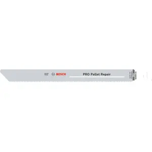 Полотно для сабельной пилы Bosch S1132VFR 1,1x25x225 мм, набор 5 шт., для ремонта поддонов
