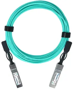 Fiber optic AOC cable BlueOptics SFP28-AOC-25M-PS-BO — 25 m, SFP28 male–male, aqua