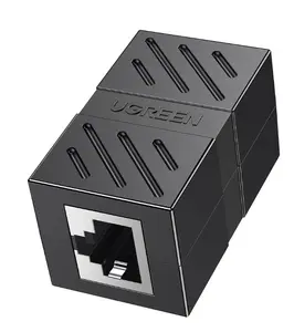 UGREEN соединительный адаптер inline 2×RJ45 для CAT7/CAT6A/CAT6/CAT5E, 10 Гбит/с, модель AD-2xRJ45-CAT7