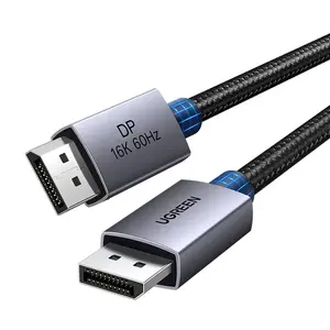 UGREEN DisplayPort DP 2.1 cable — 1 m, 80 Gbps, supports up to 16K@60Hz