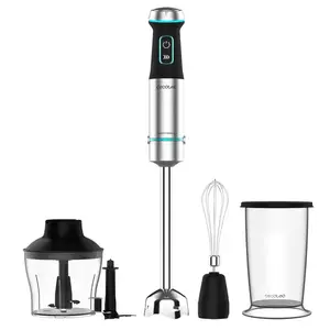 Cecotec Power TitanBlack 1200 XL Cream&Crush 0,8 L Погружной 1200 W Черный, Серебристый