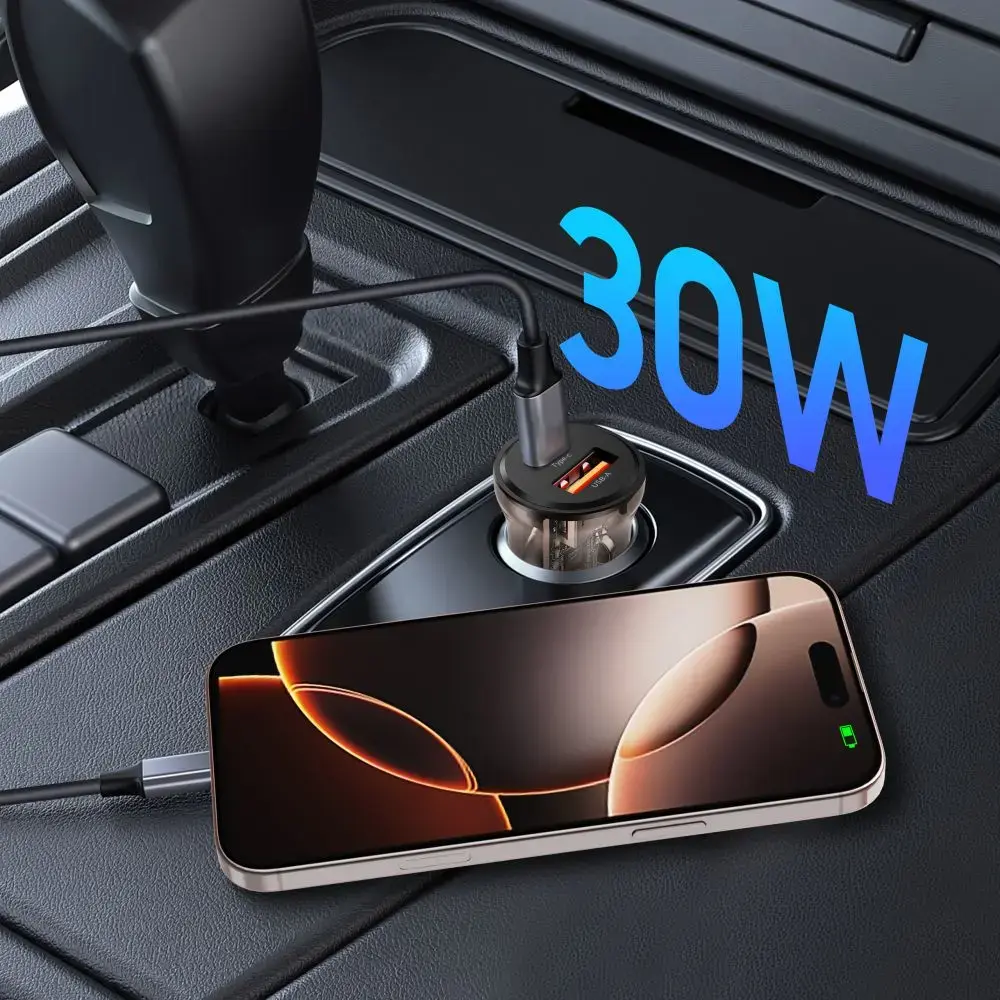 Tech-Protect CC01 30W Car Charger USB-A + USB-C Photo 5
