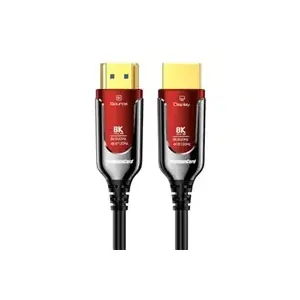HDMI 2.1 optical fiber cable PREMIUMCORD 30m, Ultra High Speed 8K@60Hz, gold-plated