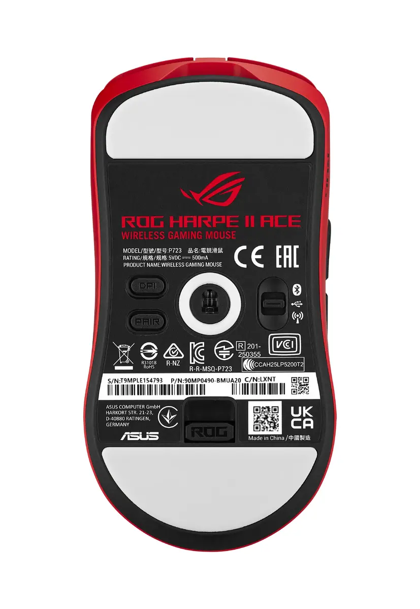 ASUS ROG Harpe II Ace RED mouse 90MP0490-BMUA20 Photo 2