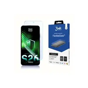 Aizsargstikls 3MK FlexibleGlass (hibrīda, rūdīts) priekš Samsung Galaxy S26