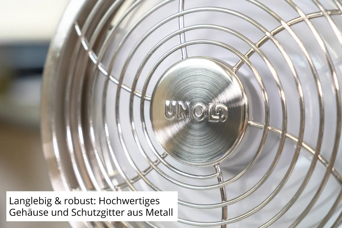 Unold STEEL FLEX 86705 galda ventilators 14 cm Photo 11