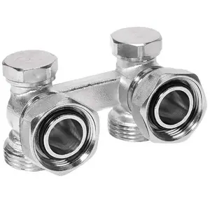 Radiator angled connection valve FERRO LZ07YK — angled radiator valve, connection type
