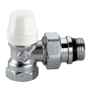 Угловой радиаторный клапан CALEFFI 431402 1/2" для систем отопления
