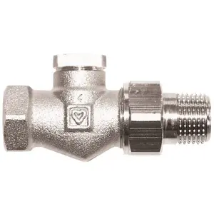 Radiator return valve straight Herz 1/2" model 1372341