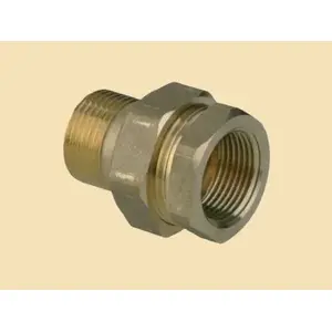 Штуцер латунный Hydroland 3/4" — наружная резьба