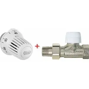 Honeywell floor heating kit RTL simple 1/2" T6102DUB15 thermostat actuator set