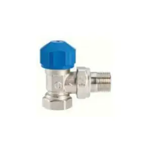 Angled thermostatic radiator valve 1/2" Brass – Basic C093100702