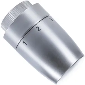 Thermostatic Radiator Head Tres R093104004 — matte chrome finish