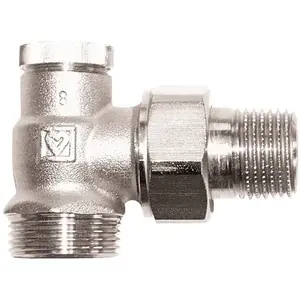 Radiator return angled valve 1/2" Herz 1372441