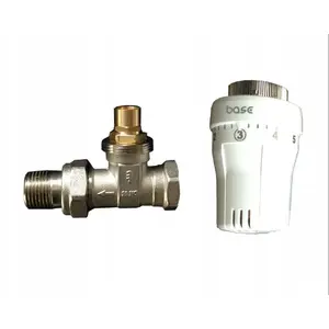 Thermostatic return temperature limiter Basic RTL with thermostatic head and straight thermostat valve 1/2x3/4 male