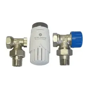 Radiator valve set SCHLOSSER angular version 602200001