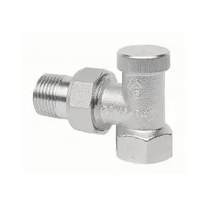 Угловой обратный клапан Valvex DN15 1/2" никелированный модель 4520080