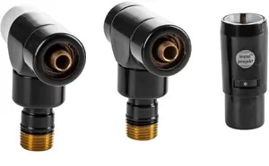 Bathroom set Instal-Projekt Z1 for PEX pipe, angled design, black