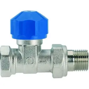 Thermostatic angled valve DN20 with presetting DANFOSS
