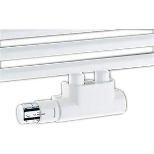 Angled Multiblock Connection Set Oventrop (model 1184184) — white