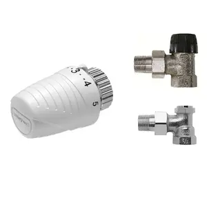 Thermostatic Radiator Valve Set Honeywell Thera4 with Thermostatic Head and Return Valve VTL320EA15